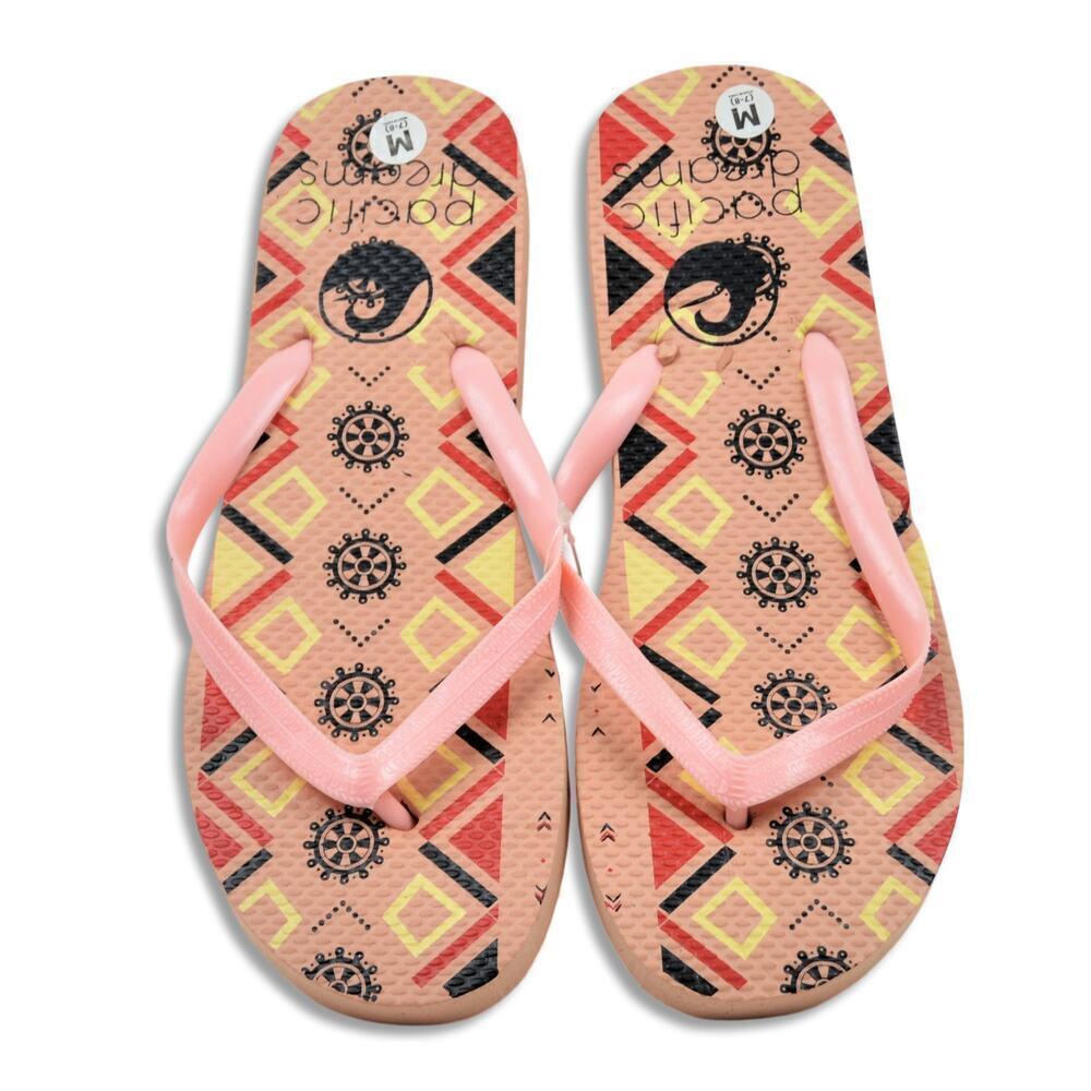 NWT Pacific Dreams Women's Beach Pool Casual Flip Flops